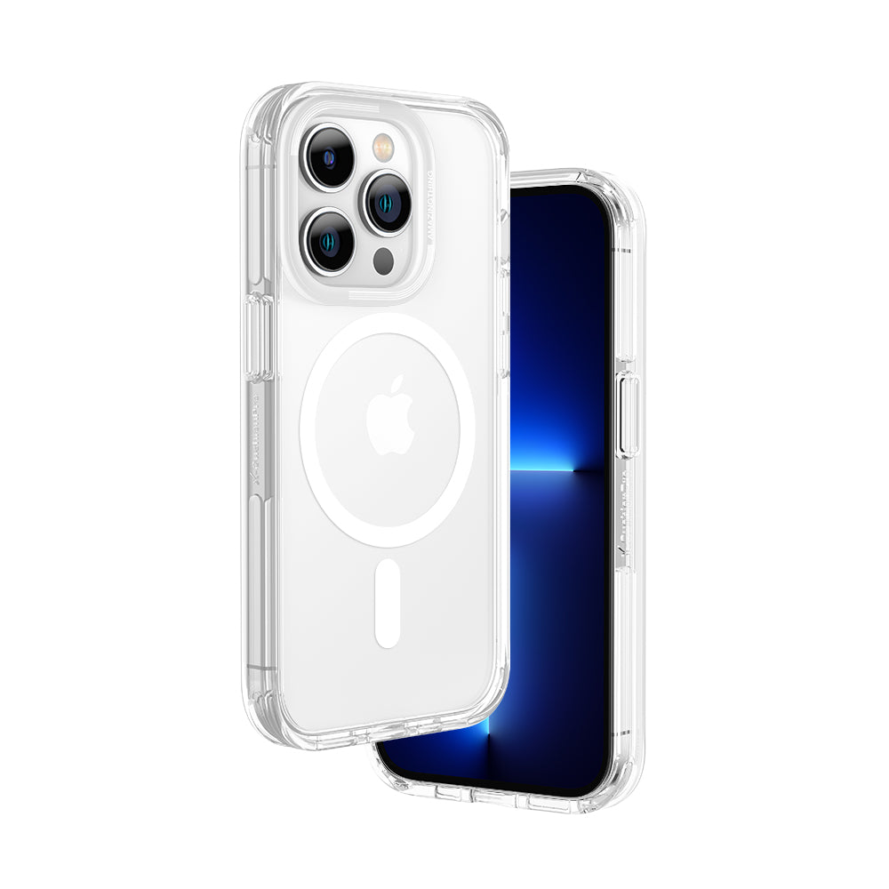 Magnetic Clear Case For IPhone 13 14 15 16 Pro Max – Shockproof & Rugged
