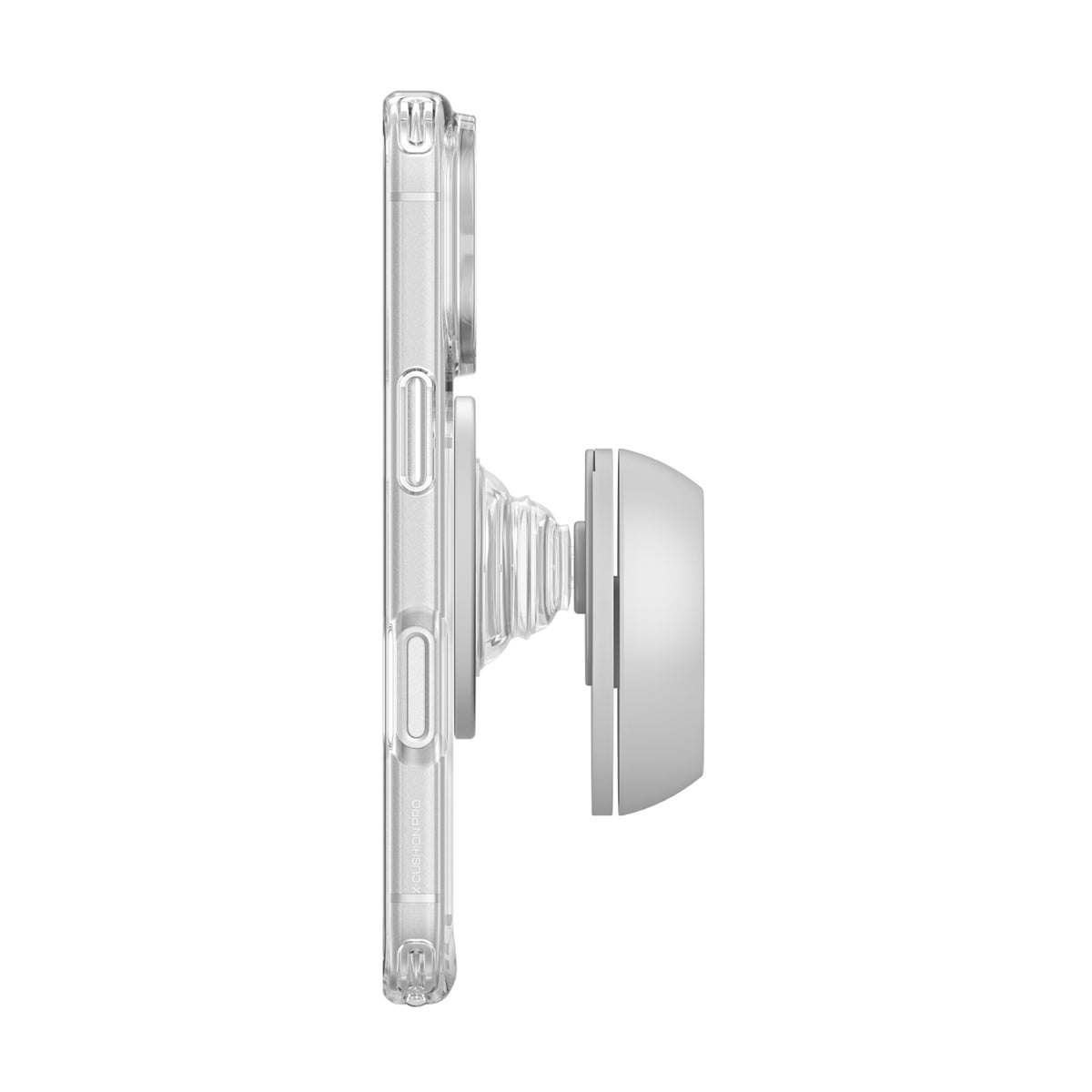 MINIMAL Earbud Holder Set iPhone 18 Pro Clear