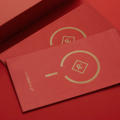 AMAZINGTHING Good Fortune Ring Red Envelope