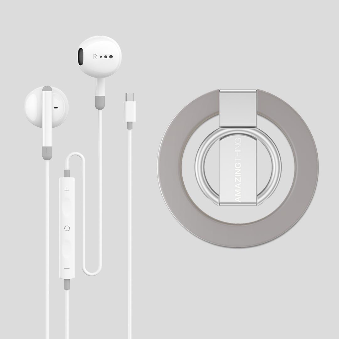 🎁 [FREE GIFT] Mag Grip + Earbuds (100% off)