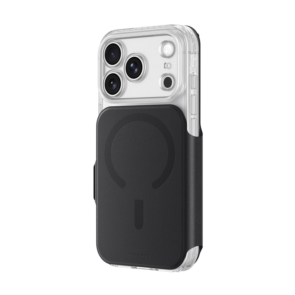 TITAN PRO Flip Wallet Set iPhone 18 Pro Max Black