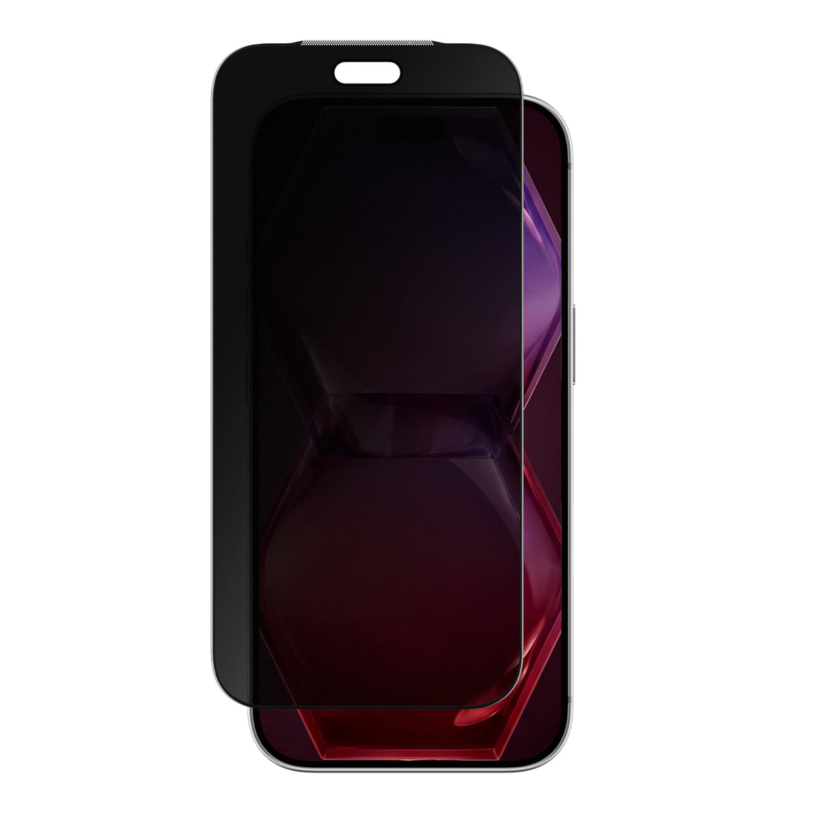 TITAN + Care Matte Privacy Glass iPhone 18 Pro Black